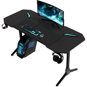 Геймерський комп'ютерний стіл GT Racer T-1211 (120x60x73) Black