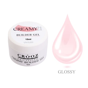 Камуфлирующий гель для наращивания Crooz Creamy Builder gel №21 15 мл