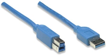 Кабель Atcom USB 3.0 AM/BM 1.8 м Blue (12823)