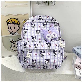 Рюкзак детский школьный портфель Куроми Kuromi 10497 фиолетовый
