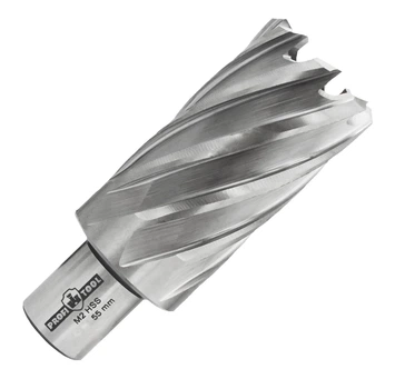 Фреза кольцевая PROFITOOL 14×55 мм, M2 HSS, хвостовик WELDON 19 мм (411455M2)