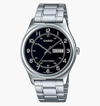 Мужские часы Casio MTP-V006D-1B2 черные 30 м