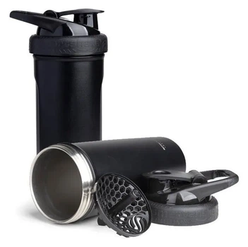 Шейкер спортивний SmartShake металевий Insulated Steel 750ml Black (PP_11152001)