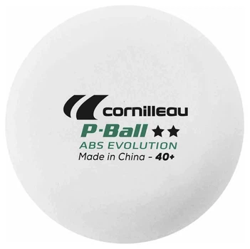 М'ячі для настільного тенісу Cornilleau P-BALLS 2** 6 шт, білі (ISL_3222763300501)