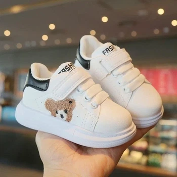 Дитячі кросівки Fashion 25 - 15 см. Білі кроси на липучках