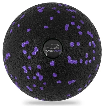 Массажний м'яч PowerPlay PP-4350 Epp Massage Ball (d8) Чорно/Фіолетовий (PP_PP-4350_Purple_d8)
