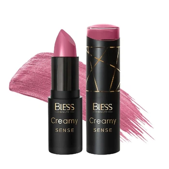 Помада для губ кремова Bless Beauty Creamy Sense №20 Бузковий Промінь Перламутрова, 3,6 г