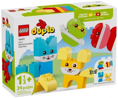 Конструктор LEGO DUPLO Очаровательные домашние питомцы 3 в 1 24 детали (10477)