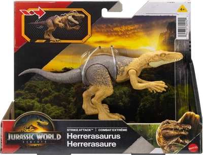 Фігурка Mattel Jurassic World Rebirth Strike Attack - Herrerasaurus 18 см JGB81 (0194735309924)