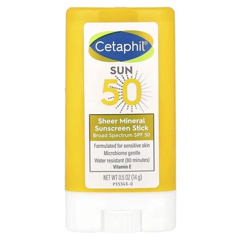 Мінеральний сонцезахисний стік Cetaphil SPF50 для чутливої шкіри з народження 14 г
