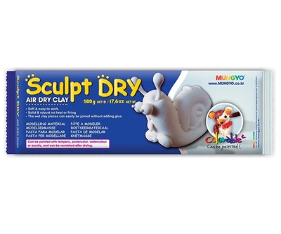 Пластика Mungyo Sculpt Dry біла самозастигаюча 500 г (985505)