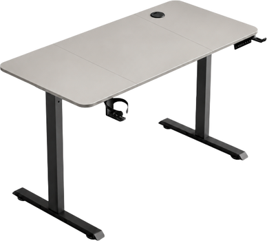 Стол с электрорегулировкой высоты GT Racer TY-1451 (140x60x71-116) Light Gray