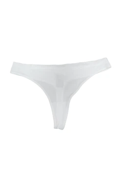 Трусики танга женские H&M 271001223_white L Белые (2727000110758)