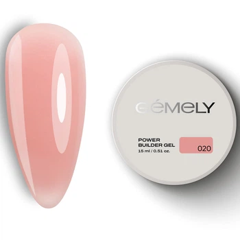 Гель для зміцнення та нарощування Gemely Power Builder gel 020 15 мл