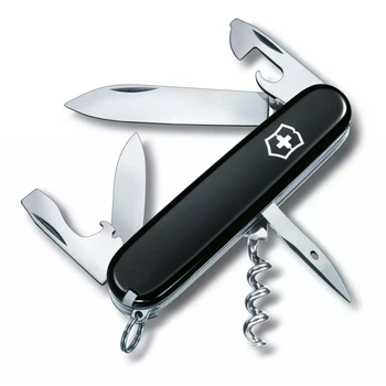 Швейцарский нож Victorinox Spartan черный для активного отдыха и повседневных задач универсальный