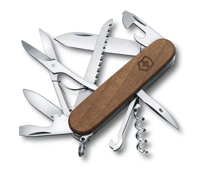 Швейцарский нож Victorinox Huntsman Wood 13 функций для активного отдыха компактный стильный мультитул