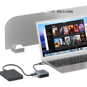 USB-хаб Acer USB 3.2 на 4 порти, до 10 Гбіт/с, з кабелем 1 м, для ноутбуків та настільних ПК