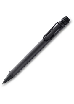 Шариковая ручка LAMY Safari матовый черный, стержень M M16 синий (4030237) 4014519654285