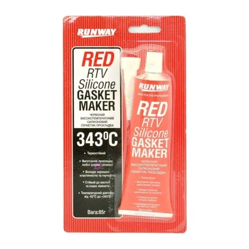 Силіконовий ГЕРМЕТИК RUNWAY RED RTV