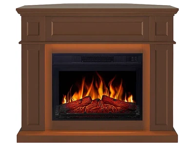 Каминокомплект универсальный ArtiFlame Linz AF23S коричневый с LED подсветкой со звуком и обогревом