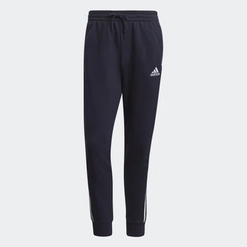 Мужские трикотажные брюки Essentials Cuff 3-Stripes adidas GK8888 (M) синий (4062065202436)