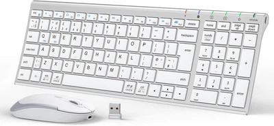 Беспроводная клавиатура и мышь iClever GK03 для Mac и Windows