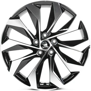Литі диски Replica Skoda (SK19931) R19 W8 PCD5x112 ET38 DIA57.1 (gloss black machined face)