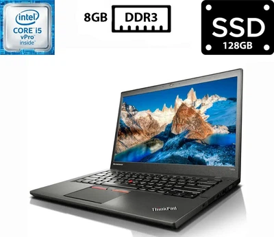 Ноутбук Lenovo ThinkPad T450s 14" TN 1600x900 Core i5-5300U 2.30GHz 8GB DDR3 SSD 128GB Intel HD Graphics Камера (L450sR8S128B012) Б/В