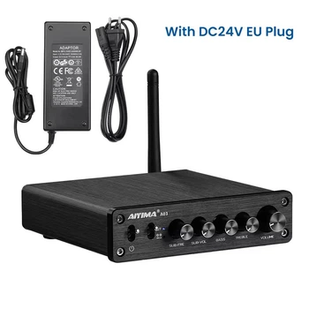 Підсилювач звуку AIYIMA A03 (TPA3116) Black + блок живлення 24V
