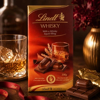 Шоколад Lindt Whisky c ликером виски 100 гр.