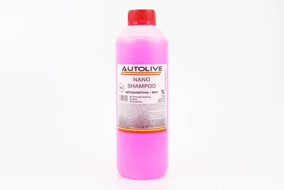 Автошампунь с воском NANO SHAMPOO 1L AUTOLIVE
