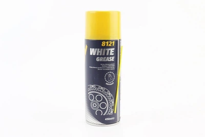Многоцелевая литиевая смазка WHITE GREASE, аэрозоль 450 мл, MANNOL
