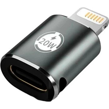 Переходник AC-015m USB Type-C-Lightning 20W Black XoKo