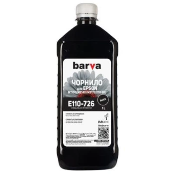 Чернила Barva EPSON M1100/M3170 (110) BLACK 1л Pigm.