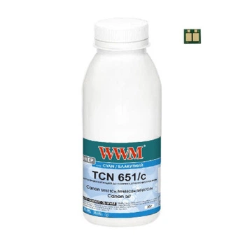 Тонер Canon MF651Cw/MF655Cdw/MF657Cdw, Canon 067 35г Cyan chip WWM