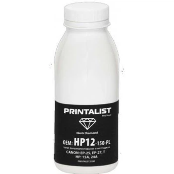 Тонер HP LJ 1200/1220 , 150г Black Printalist