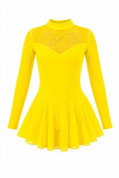 Платье Dance&Sport 9306 бифлекс S/110-122 Желтый