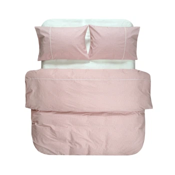 Комплект постільної білизни Lotus Home 120113843 Сімейний Перкаль Рожевий