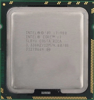 Процессор Intel Core i7-980 6 ядер 12 потоков 3.33–3.6GHz LGA1366 Gulftown Б/У