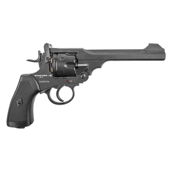Револьвер CO₂ пневматический Borner W&S Black (BB Webley Scott)