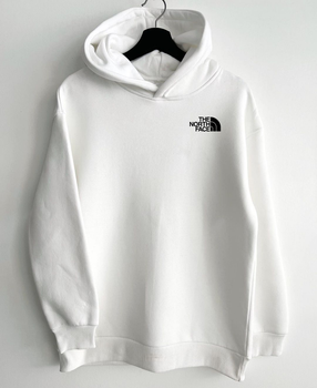 Белое Мужское Худи Оверсайз Зе Норт Фейс Кофта Tf - White L (204976)