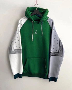 Худи Мужское Оверсайз Кофта С Капюшоном N2 - Green S (259403)