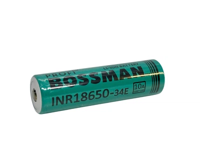 Аккумулятор 18650 Li-Ion Bossman Profi Energy INR18650-34E 3350mAh 10A