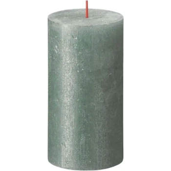 Свеча Bolsius Rustic Shimmer столбик 130/68мм, оксидно-синяя (647169.1)