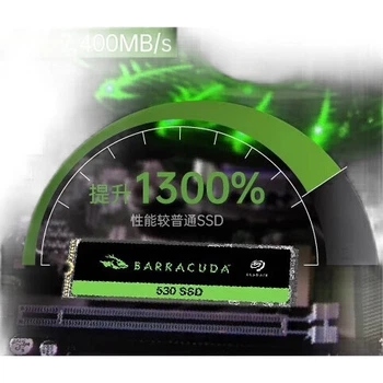 Твердотельный накопитель SEAGATE 1 ТБ SSD M.2 NVMe PCIe4.0×4. Скорость чтения до 7400 МБ/с. SEAGATE Kujiu530 ZP1024CM3A003