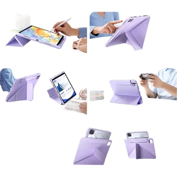 Чехол UGREEN, совместимый с iPad Air 8/7, Air 11-дюймовый M4 2026, Air 6/5/4, защитный чехол Pro 2020-22, Y-образный складной чехол с магнитной застежкой и возможностью поворота.