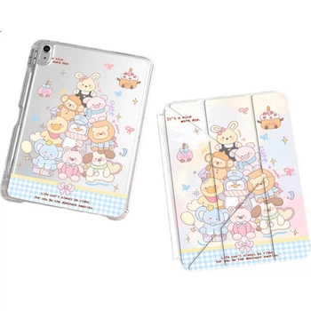 Чохол RBP для iPad 11 A16 2025 акриловий прозорий з відділенням для стилуса, Doll Stack