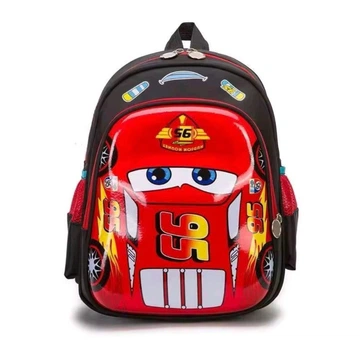 Детский Рюкзак Тачки Маквин Red Black для Мальчика 3-5 лет