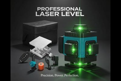 Лазерный уровень Laser Level СИНИЙ 2 АКБ (BLUE) в СУМКЕ