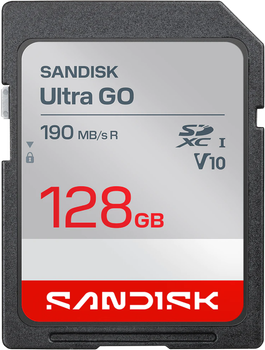 Karta pamięci Sandisk Ultra GO microSDHC/SDXC UHS-I 128GB (SDSDUGN-128G-GN6IN)